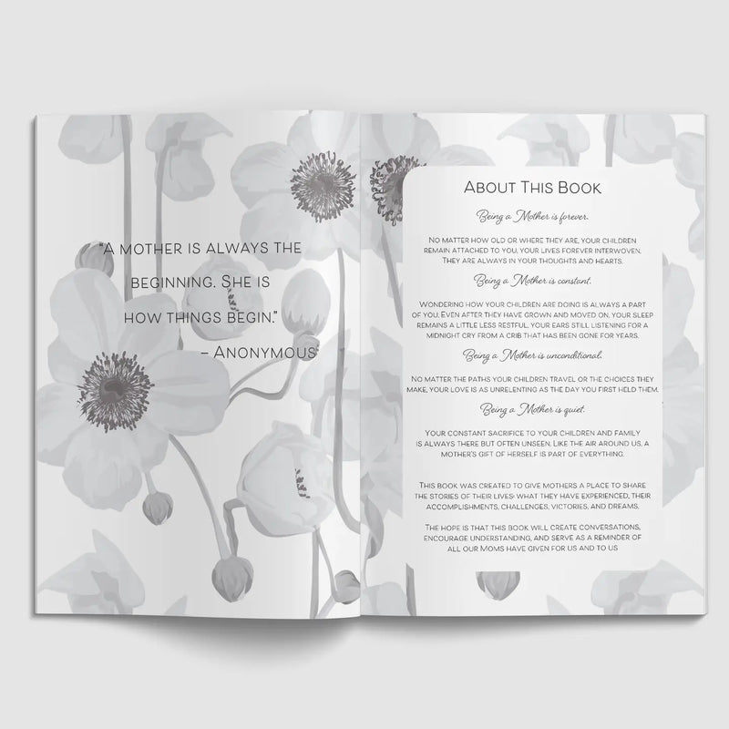 Mom, I Want to Hear Your Story: A Mother's Guided Journal To Share Her Life & Her Love