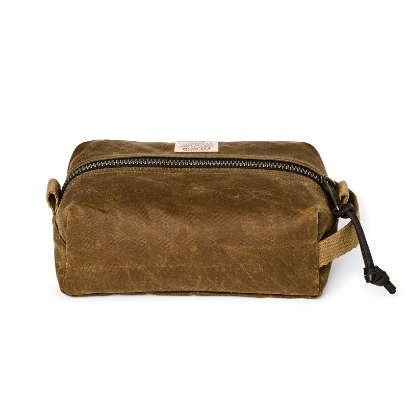 Filson Tin Cloth Travel Kit in Dark Tan