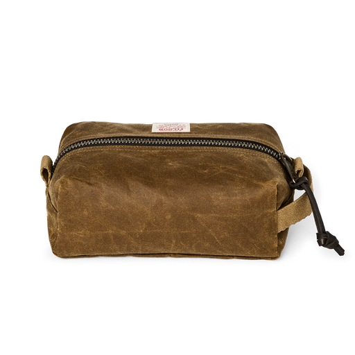 Filson Tin Cloth Travel Kit in Dark Tan