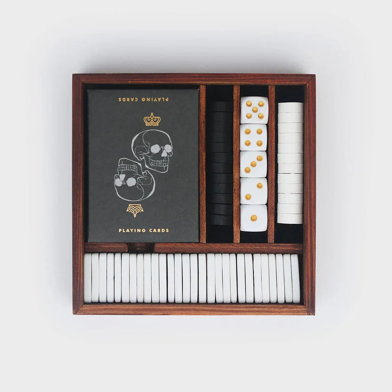 Iron & Glory Games Night Wooden Games Compendium