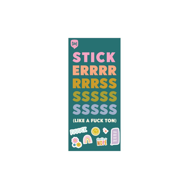 Sticker Books (A Lot of Stickers!)-The Sweary Everything Edition