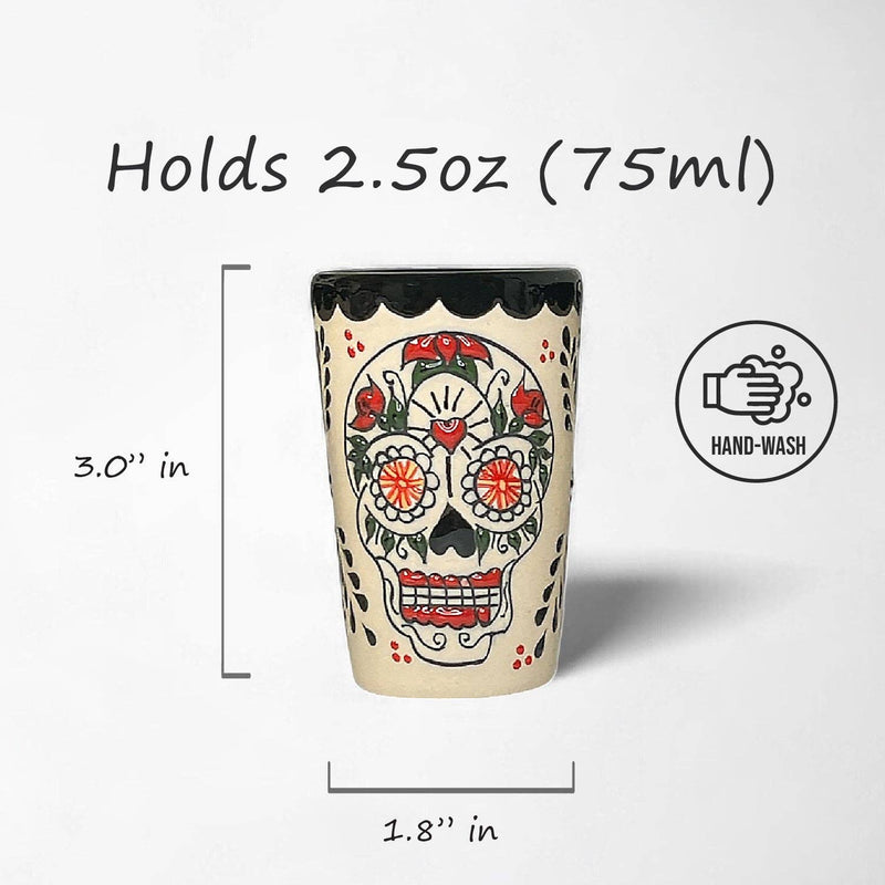 Tequila Shot Glasses | Catrina | Set of 4