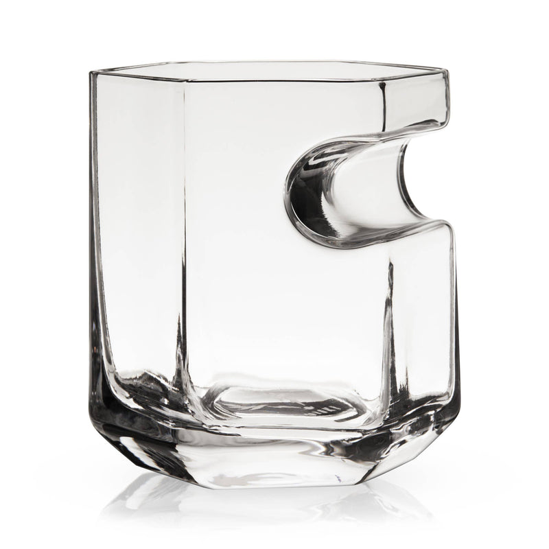 Raye™ Crystal Whiskey Glass with Builtin Cigar Holder