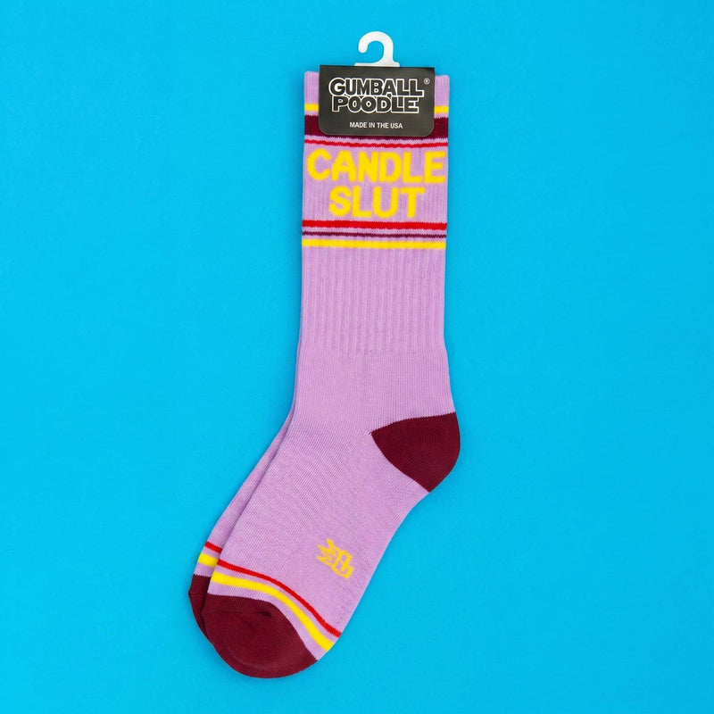 Candle Slut Gym Crew Socks