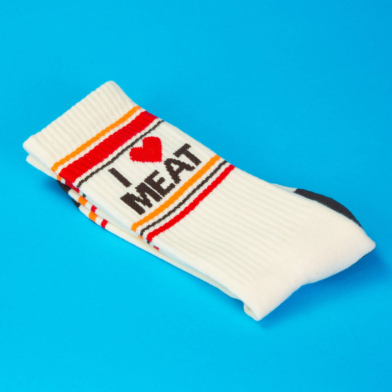 I ❤️ Meat Gym Crew Socks