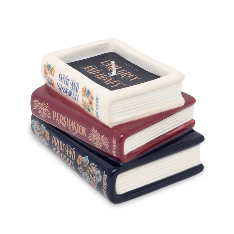 Bookstack Candle | Jane Austen