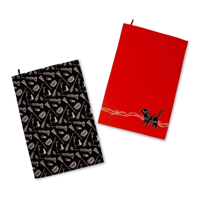 Disney Hocus Pocus Black Kitchen Hand Towels | Set of 2: None