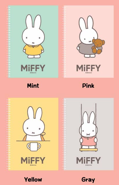 Miffy Spring Line Note Book Journal Planner