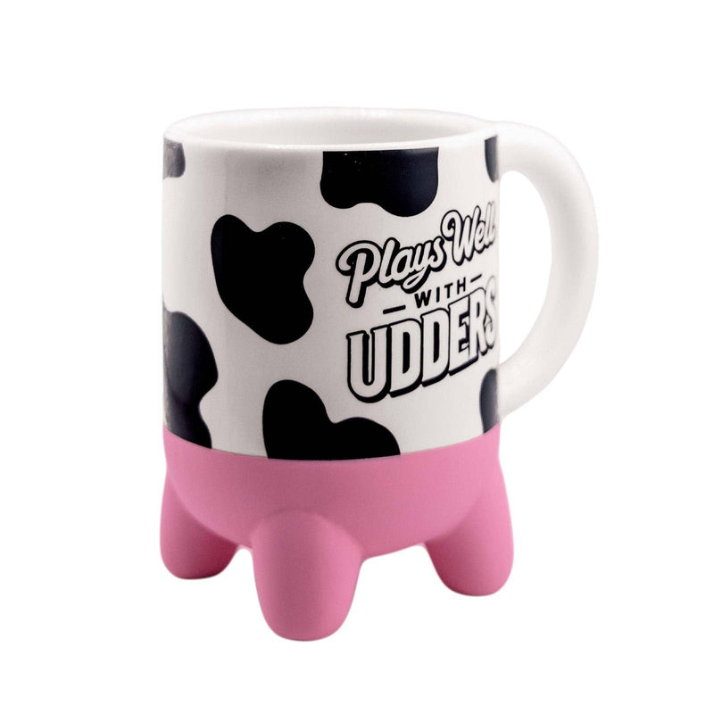 Plays Well with Udders Mug – The Mug That’s So Dairy Good, It’s Ridiculous! 🐄☕