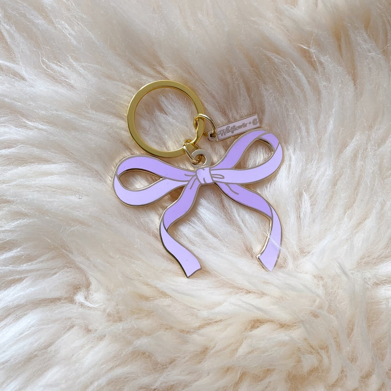 Bow Enamel Keychain