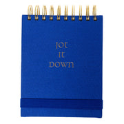 Cobalt Blue Fabric-Bound Notepad