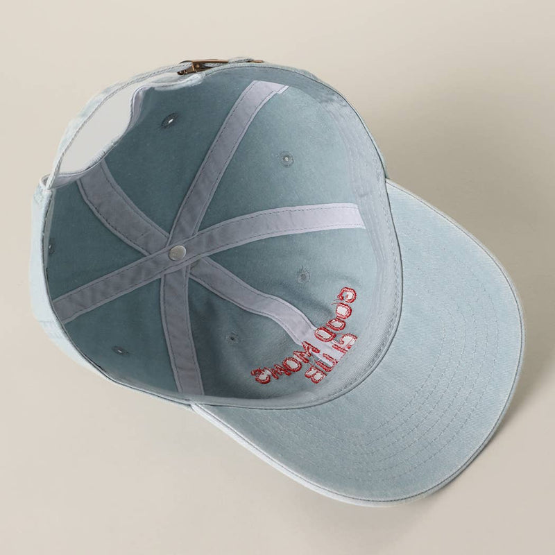 GOOD MOMS CLUB Embroidered Cotton Baseball Cap
: BLUEMINT