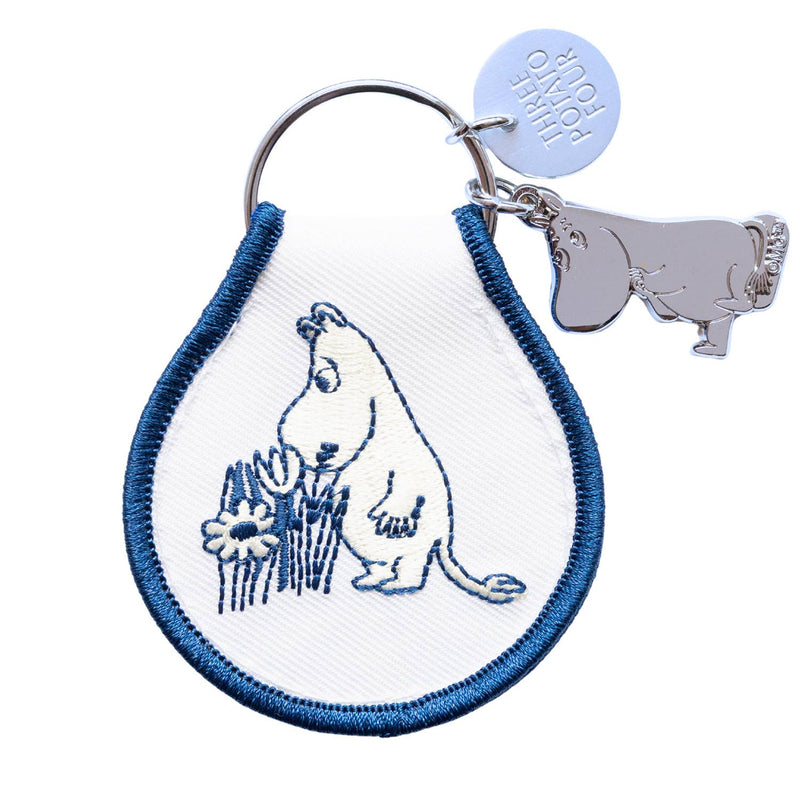 3P4 x Moomin® - Moomintroll Garden Patch Keychain + Charm
