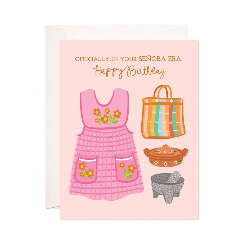 Señora Era Greeting Card - Birthday Card