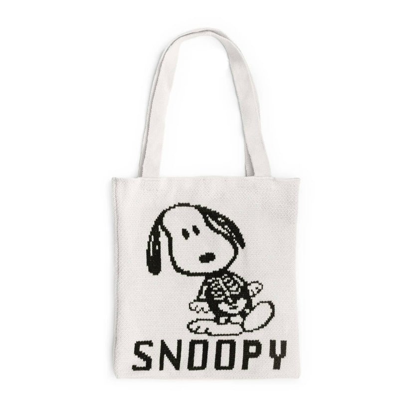 3P4 x Peanuts® Halloween - Snoopy Skeleton Knit Tote