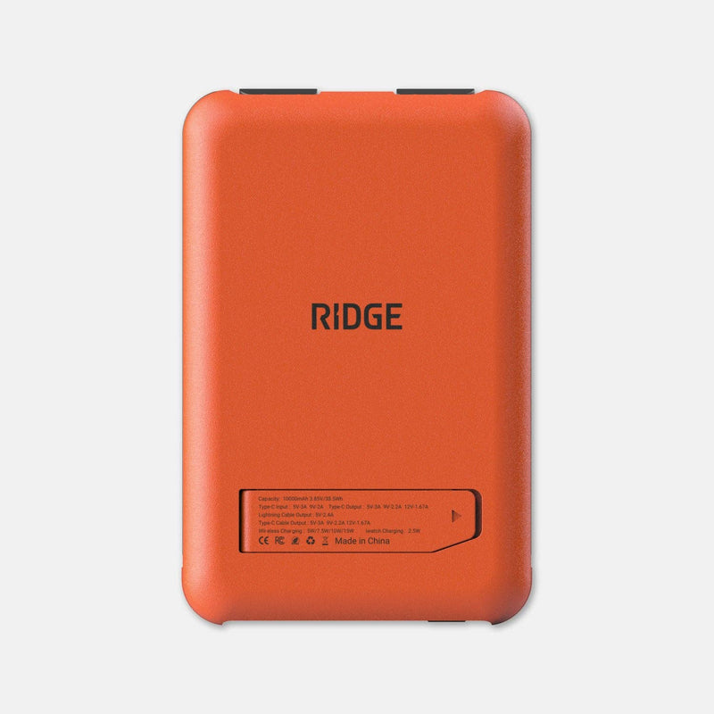 Ridge Power Bank - 10k mAh - Basecamp Orange: Basecamp Orange