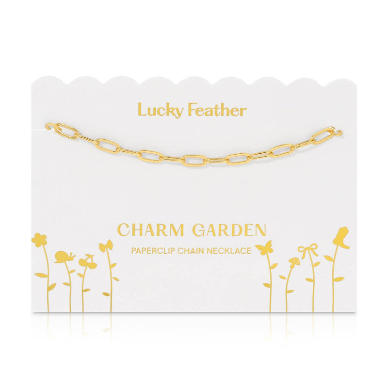 Charm Garden - Gold Paperclip Chain (18-20 in)