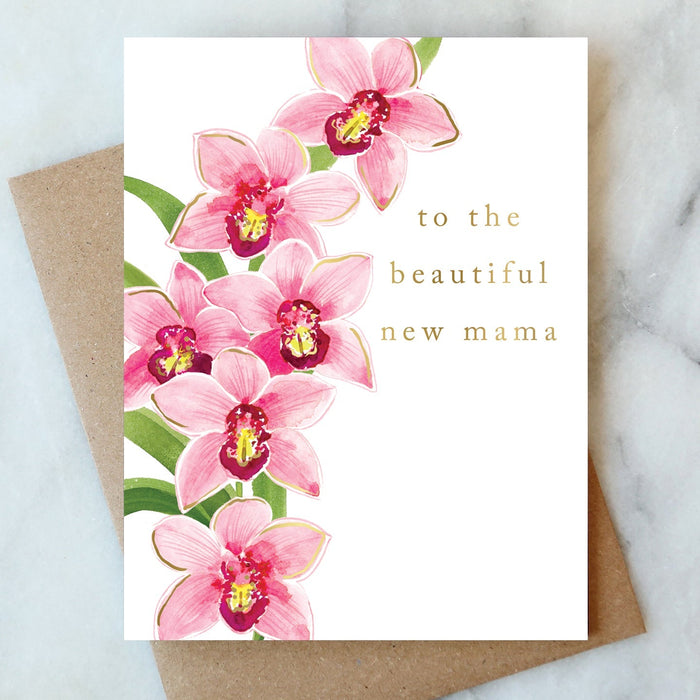 ABIGAIL JAYNE DESIGN CARDS Orchid Mama Card