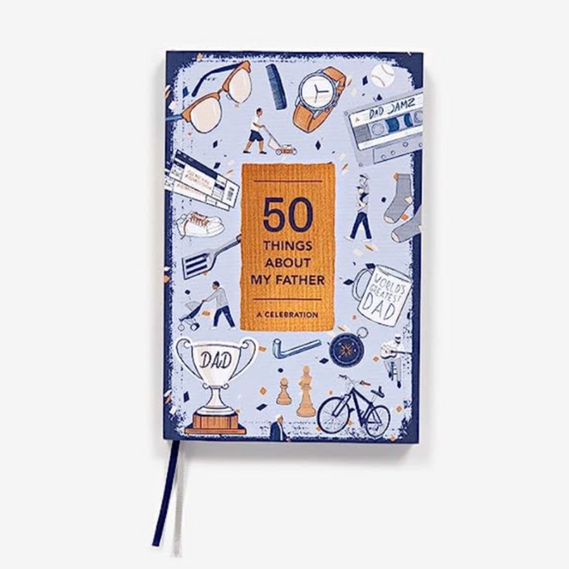 ABRAMS BOOK 50 Things About My Father (Fill-in Gift Book): A Celebration