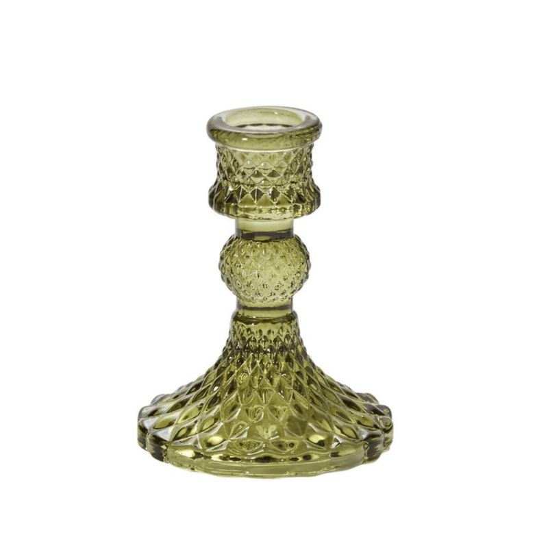 ACCENT DECOR ACCESSORIES Green - Small Gillian Candlestick