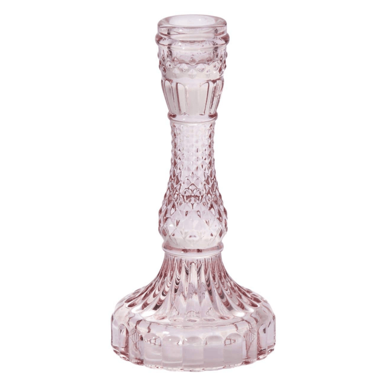 ACCENT DECOR ACCESSORIES Pink - Large Gillian Candlestick