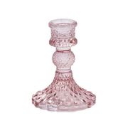ACCENT DECOR ACCESSORIES Pink - Small Gillian Candlestick