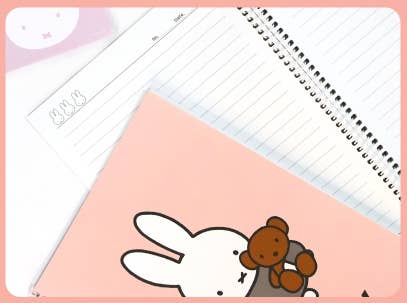 Miffy Spring Line Note Book Journal Planner