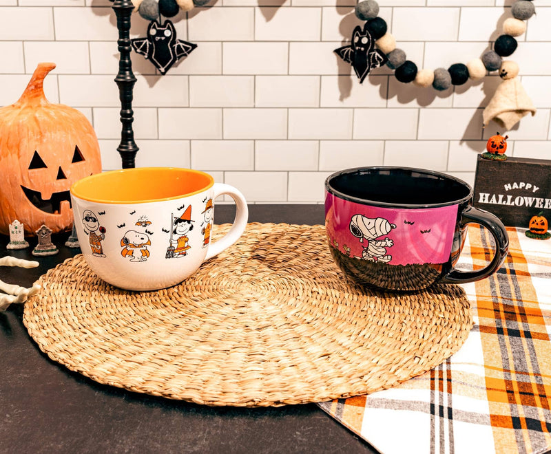 Peanuts Halloween Characters Ceramic Soup Mug