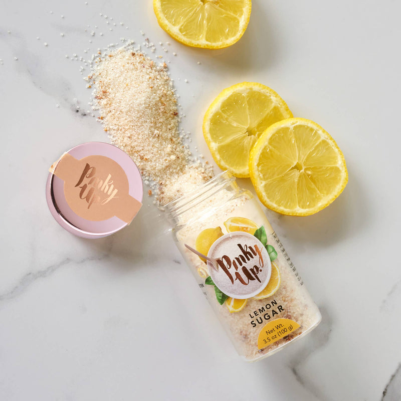 Lemon Sugar 3.5oz Glass Jar