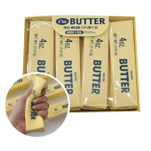 Butter Stress Ball – Soft & Slow-Rebound Squishy Toy