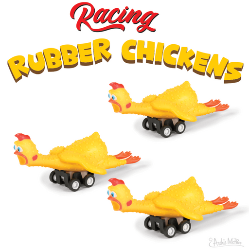 ARCHIE MCPHEE NOVELTY Racing Rubber Chickens