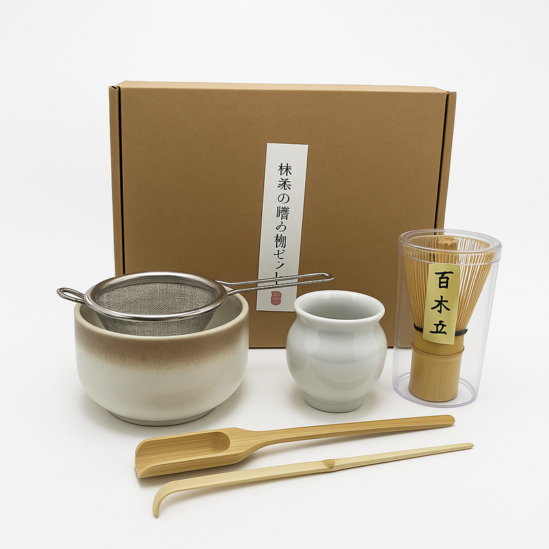 6-Piece Japanese Matcha Ceremony Set | WHITE