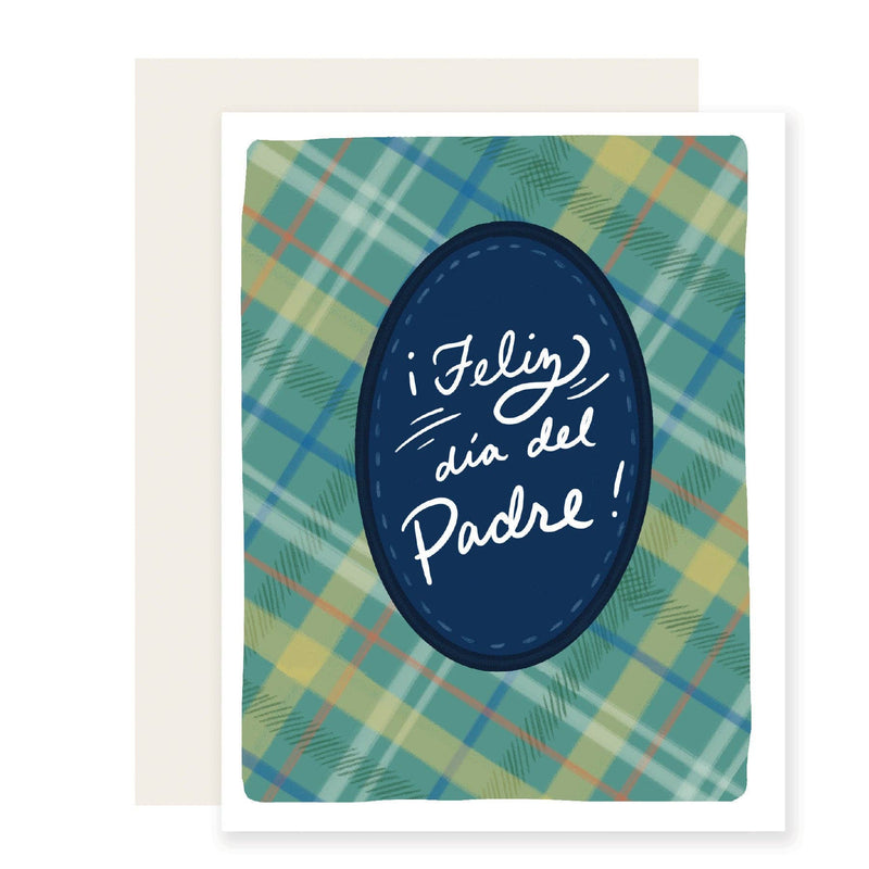 Plaid Feliz Padre - Spanish Card
