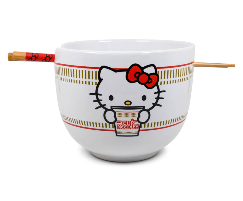 Hello Kitty Cup Noodles Ramen Bowl w/ Chopsticks