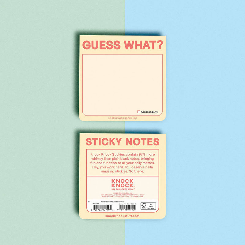 Guess What? Sticky Note