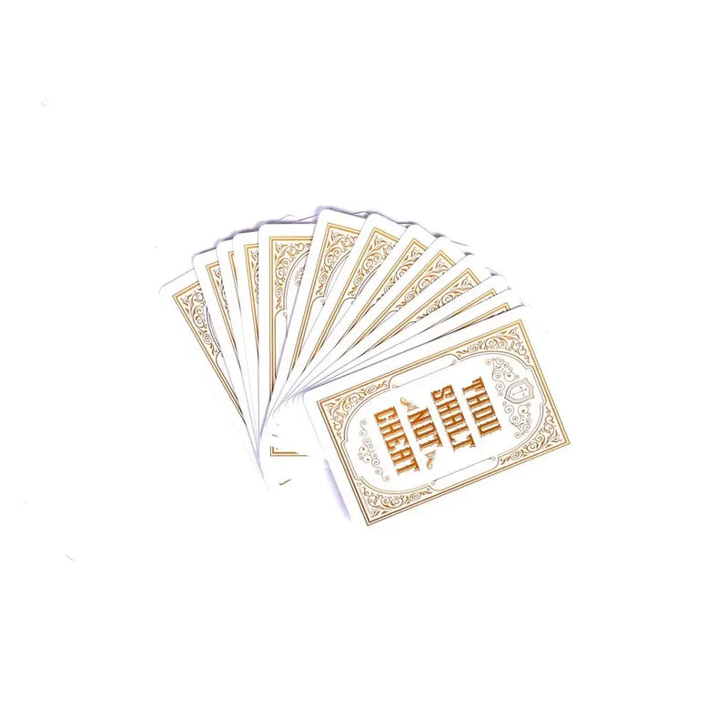 Playing Cards Traditional Thou Shalt