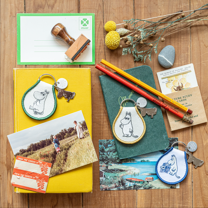 3P4 x Moomin® - Moomintroll Garden Patch Keychain + Charm
