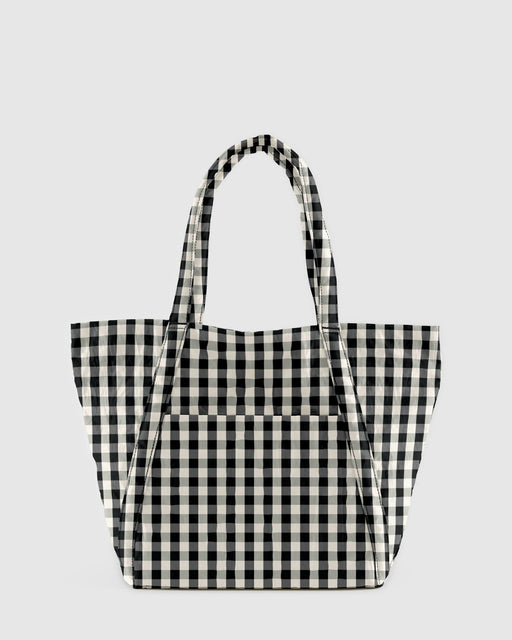 Cloud Bag Black and Cream Gingham
