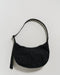 BAGGU HANDBAG BLACK Medium Nylon Crescent Bag