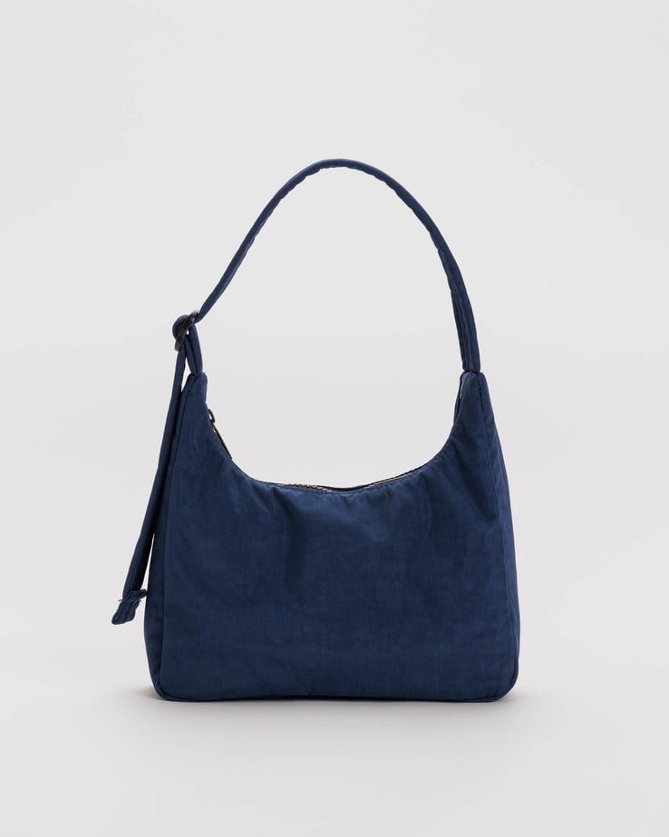 BAGGU HANDBAG NAVY Mini Nylon Shoulder Bag