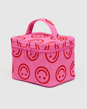 Large Cosmetic Case Azalea Pink Happy