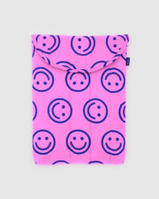 Puffy Laptop Sleeve 13"/14" Pop Pink Happy