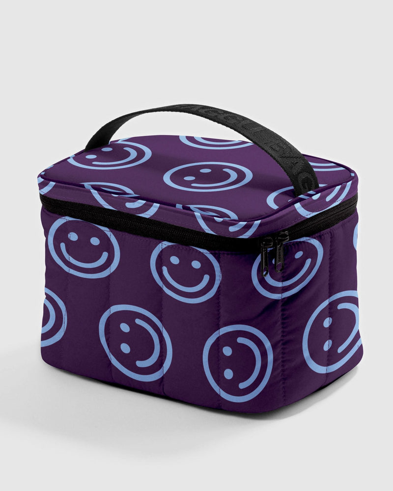 Puffy Lunch Bag Indigo Happy