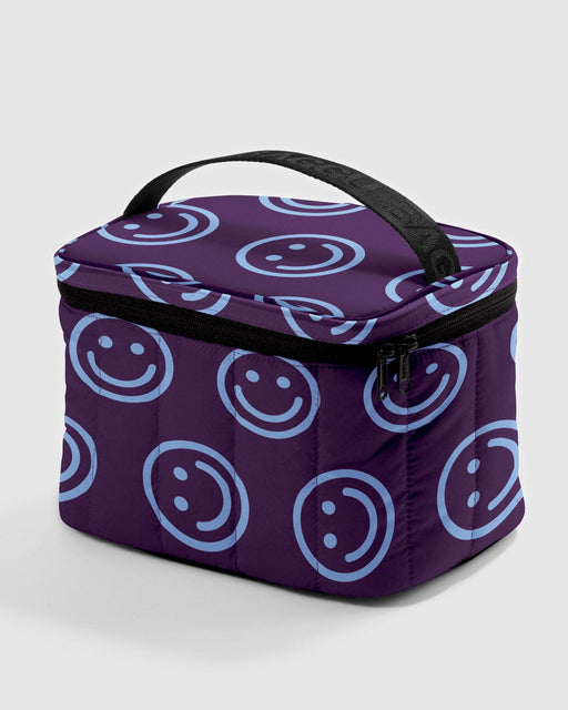 Puffy Lunch Bag Indigo Happy