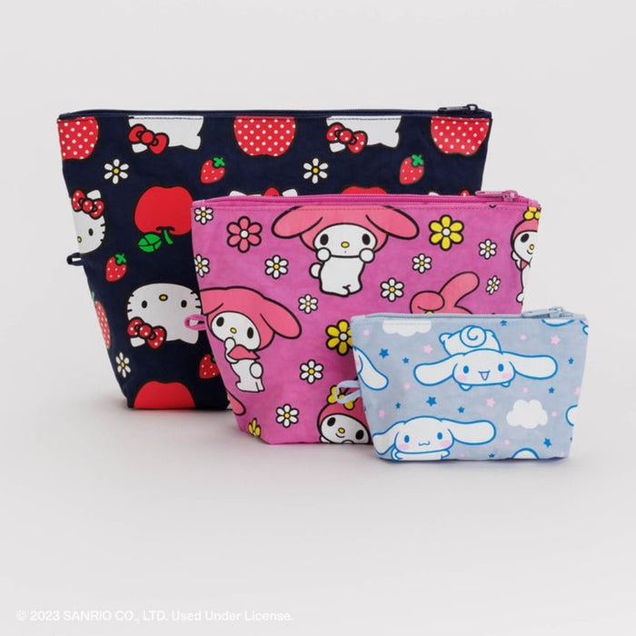 BAGGU TRAVEL Hello Kitty and Friends Go Pouch Set