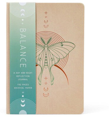 Balance: A Day and Night Reflection Journal (90 Days)