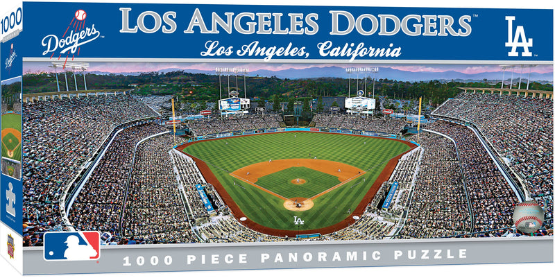 Los Angeles Dodgers - 1000 Piece Panoramic Puzzle