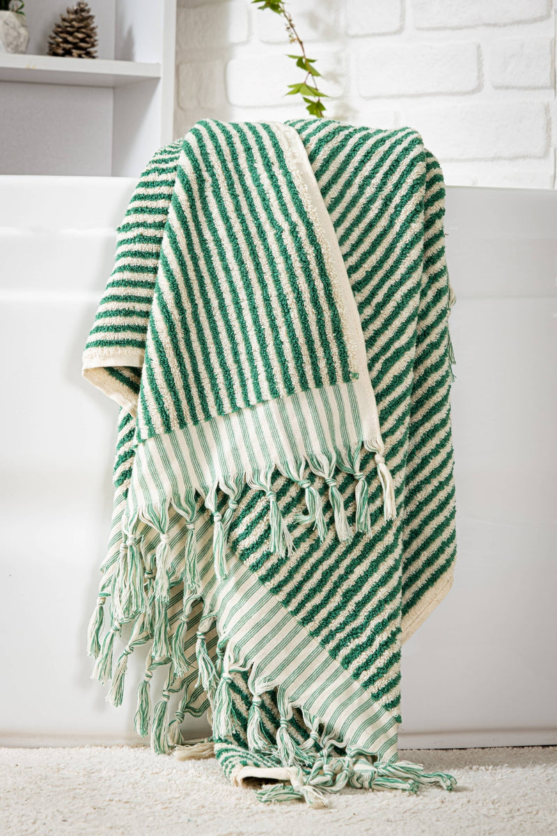 Handwoven Hand Towel |Bath Towel| Kitchen Towel | Oversized: Mustard / Hand Towel