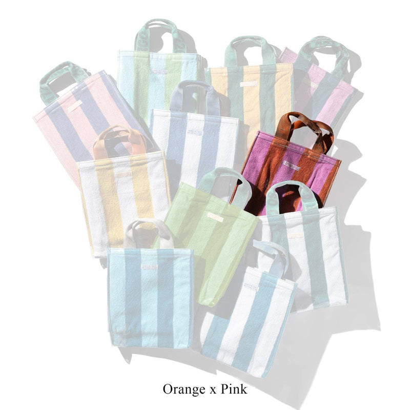 Covered Towel Document Bag: Green x Yellow