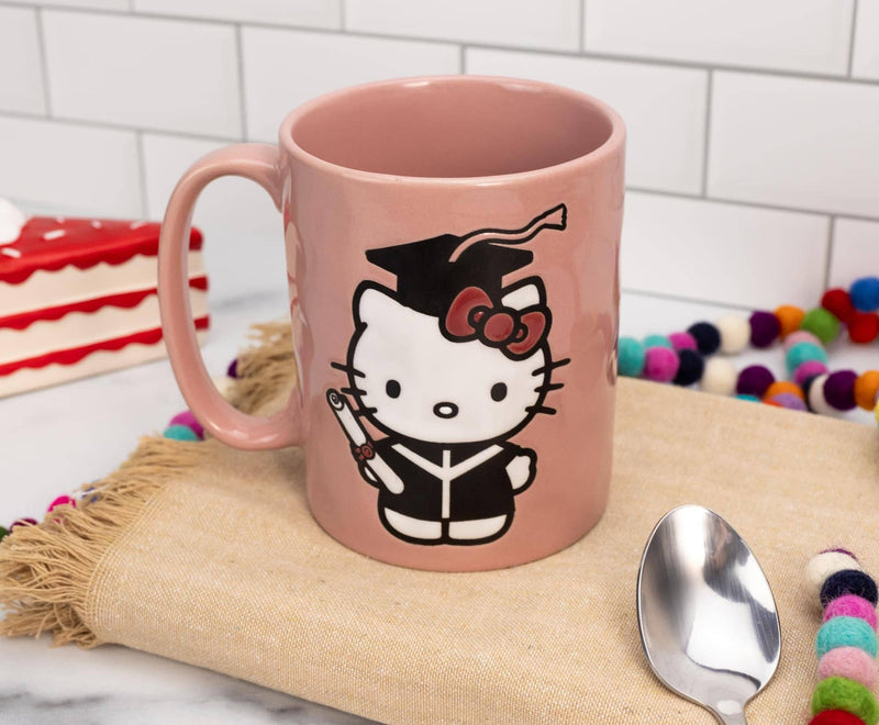 Hello Kitty Graduation 17oz Ceramic Pottery Mug